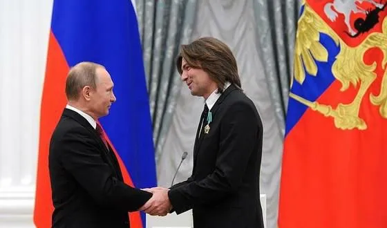 Фото: Дмитрий Маликов и Владимир Путин.