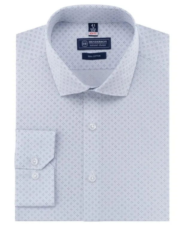 Узорчатая серая рубашка от Henderson