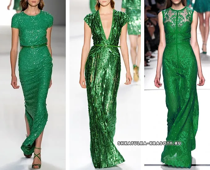 С чем носить зеленое платье-поло