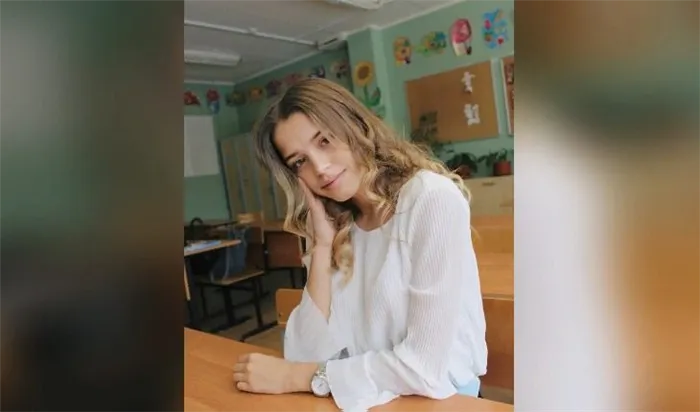 Юлия Габририна в школе