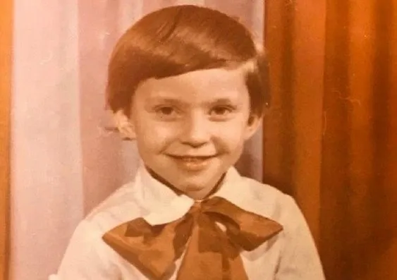 Александр Ревва в детстве.