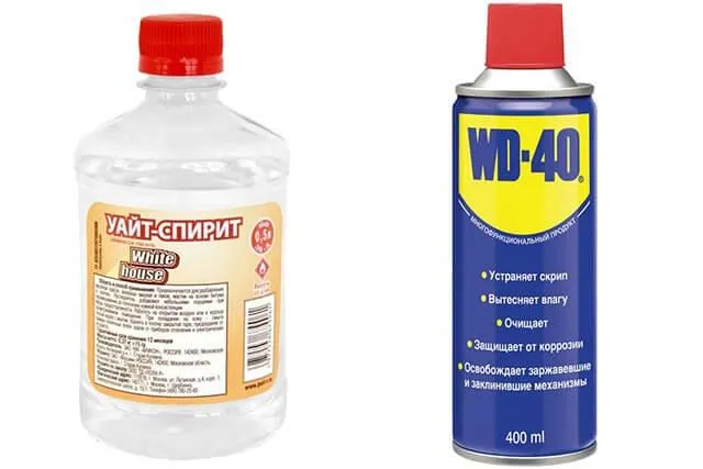 Уайт-спирит и WD-40