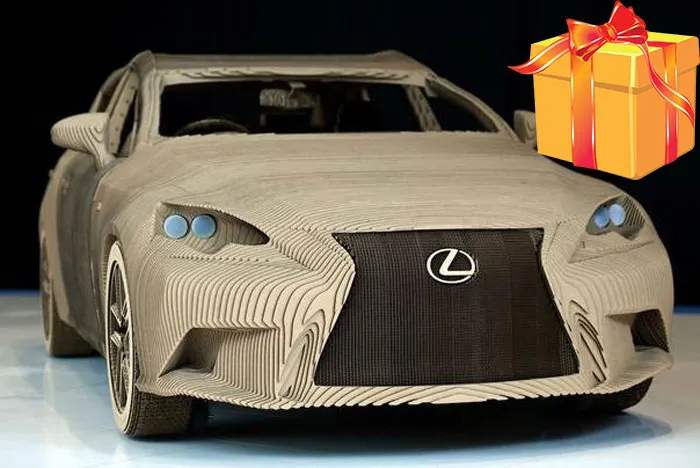Бумажные модели автомобилей и подарки