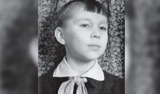 Вячеслав Зайцев в детстве.