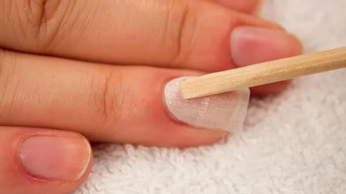 Как укрепить многослойные ногти_ Укрепляющий шелк