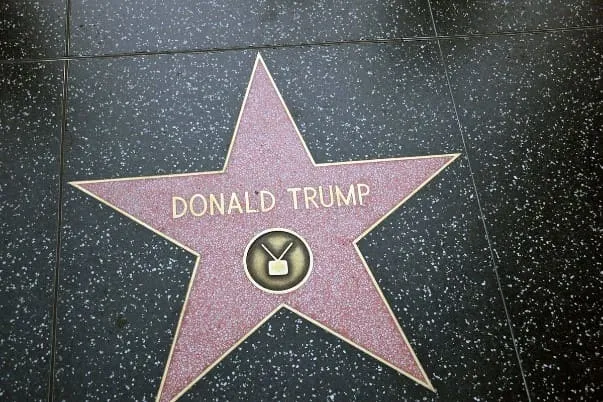 Звезда Дональда Трампа на голливудской аллее славы