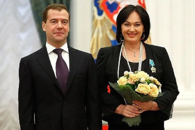 Дмитрий Медведев и Лариса Гусыва.