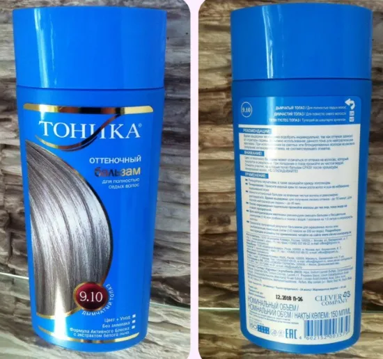Оттеночный бальзам Tonica: состав, палитра и фото волос. Инструкции, как применять.