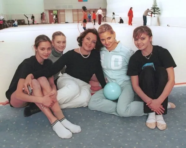 Алина Кабаева среди учеников Ирины Винель