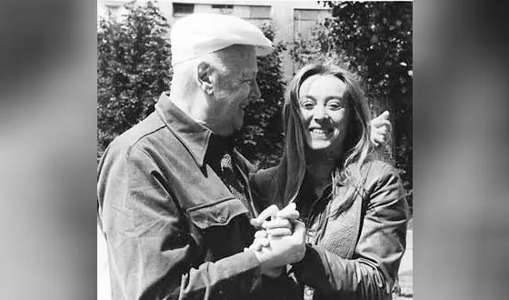 Маргарита Терехова со своим наставником Юрием Завадским.