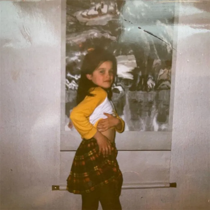 Ксения Бородина в детстве. Фото: instagram.com/borodylia/