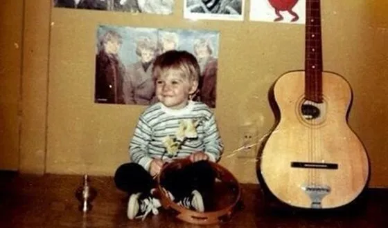 Курт Кобейн в детстве.