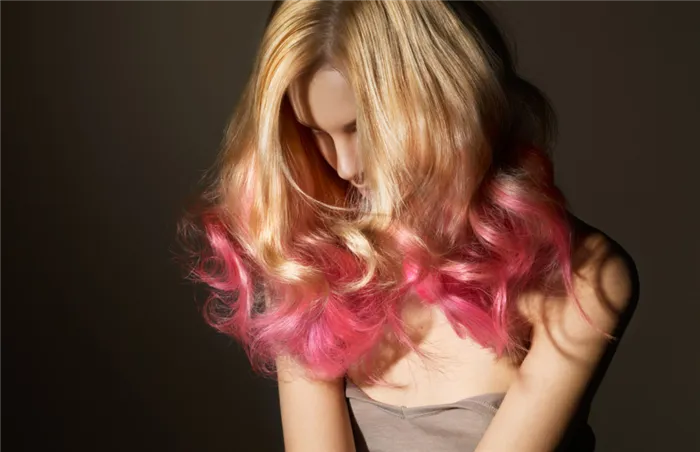 Краска для волос: розовые края