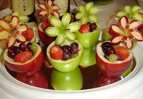 Как красиво нарезать фрукты. Отличные идеи о том, как построить стол для фруктов.