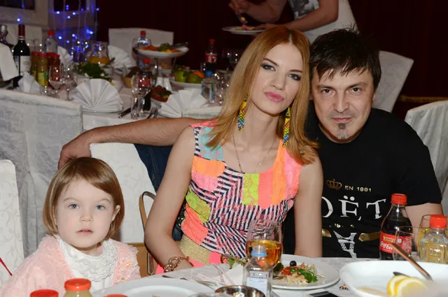 Алексей Потехин с семьёй.