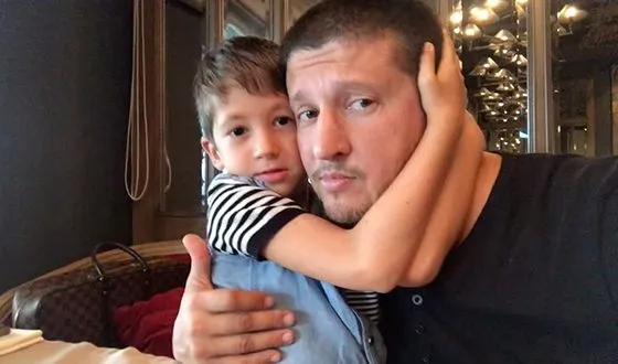 Ленат Агзамов с сыном