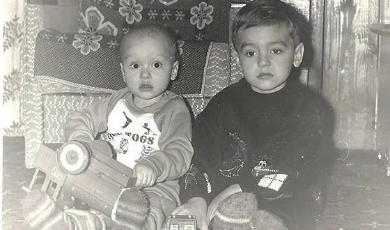 Назар Грабар с братом