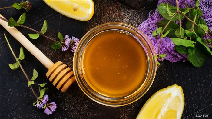 Мед с лимонным соком – разрешенный напиток при раздельном питании.