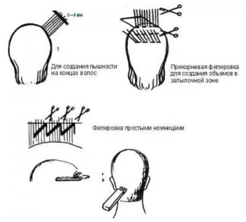Филировка волос в домашних условиях. Филировка кончиков волос: фото до и после процедуры, а также видео-уроки по этой теме