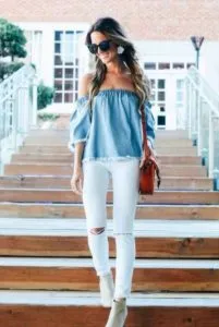 джинсы блузка 3