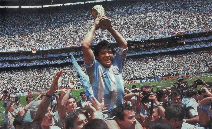 Диего Марадона - чемпион мира 1986 года