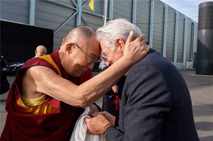 Ричард Гир с Далай-Ламой 