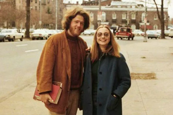 Билл и Хиллари Клинтон в молодости – 1971 год