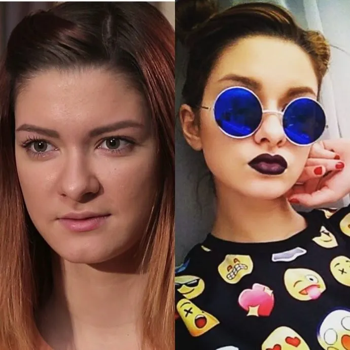 Участница первого сезона шоу Пацанки Анна Ханова до и после