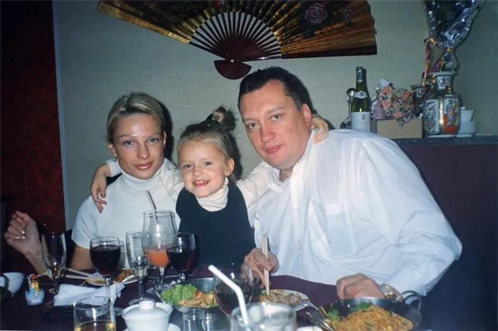 Милана Тюльпанова с родителями
