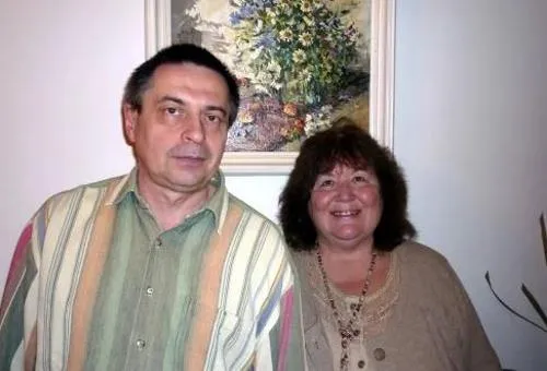 Виктория Токарева с мужем