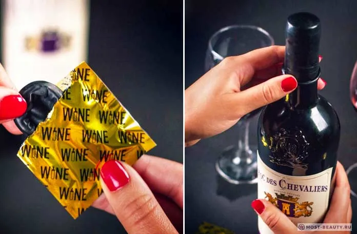 Винные презервативы - отличный подарок для любителей вина