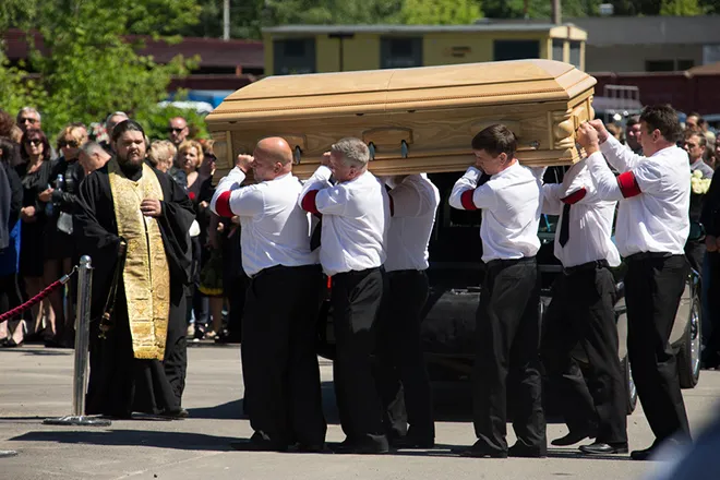 Похороны Жанны Фриске