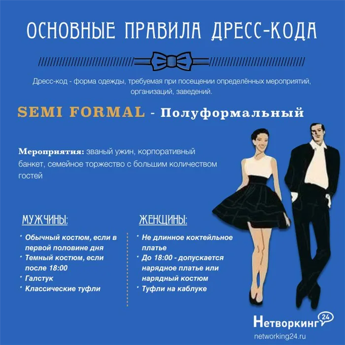 Dress Code Semi Formal