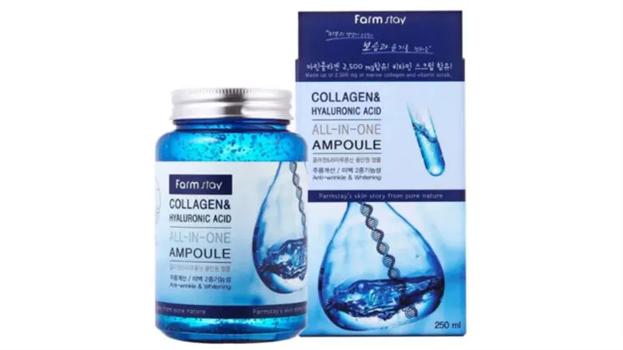 FarmStay All-In-One Collagen & Hyaluronic Acid Ampoule