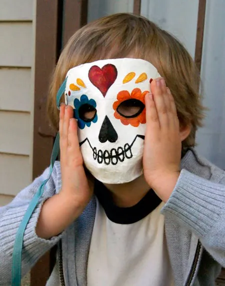поделки на хэллоуин своими руками маски из ткани 5