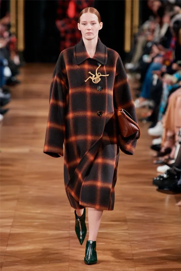 Модное пальто в клетку осень-зима 2020-2021 из коллекции Stella McCartney