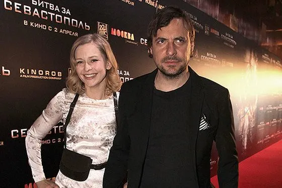 Юлия Пересильд и Евгений Цыганов на премьере фильма