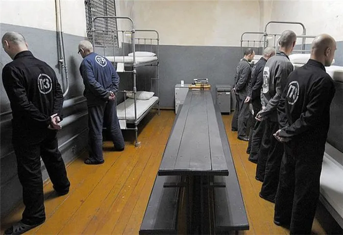 Заключенные в камере