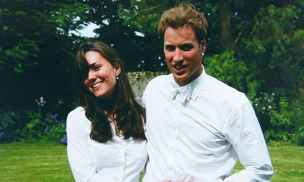 Кейт Миддлтон и принц Уильям во время учебы