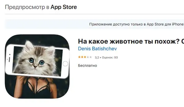 Приложение в App Store