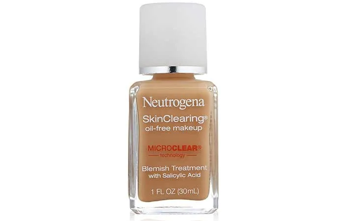 Neutrogena SkinClearing Oil-Free Makeup-лучшие основы для кожи, склонной к акне