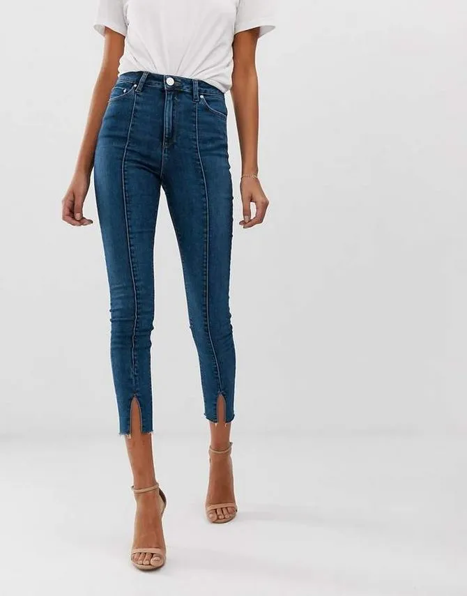 джинсы скинни женские