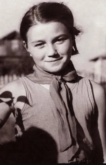 Тамара Синявская в детстве.