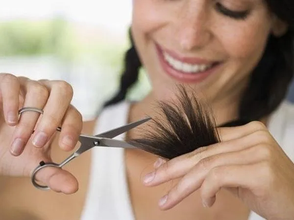 Как убрать секущиеся волосы по всей длине 2