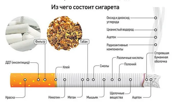 Ингредиенты сигареты