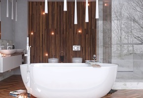 Современные идеи дизайна ванной комнаты