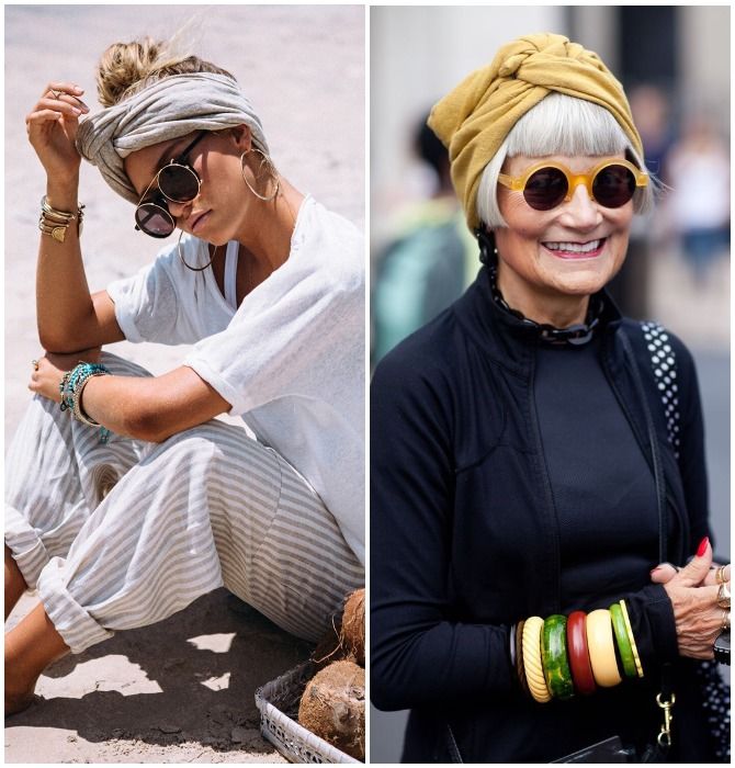 Модный тренд лета 2021: повязать платок на голову 16