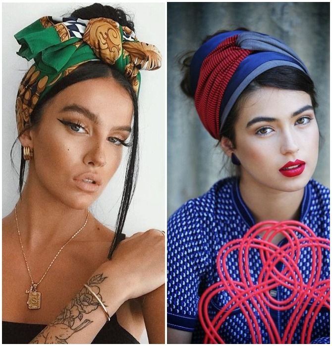 Модный тренд лета 2021: повязать платок на голову 17