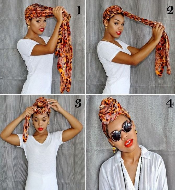 Модный тренд лета 2021: повязать платок на голову 23