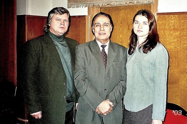 Николай Сличенко со старшим сыном Алексеем